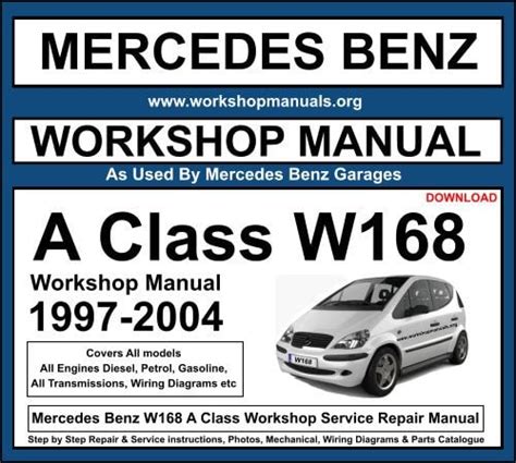 MERCEDES A CLASS W168 SERVICE MANUAL Ebook Kindle Editon