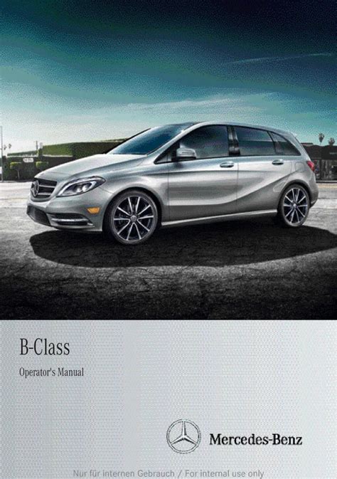 MERCEDES B CLASS OWNERS MANUAL PDF Ebook Reader