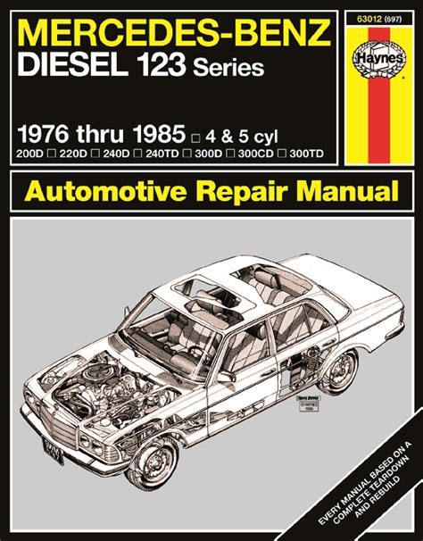 MERCEDES BENZ 300D 300TD Repair Manual Pdf 1977 PDF
