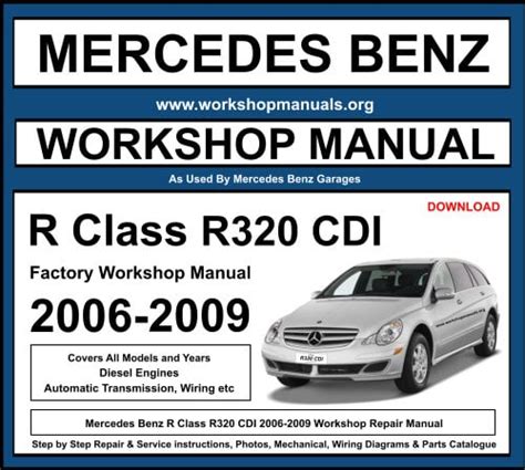 MERCEDES BENZ R CLASS SERVICE MANUAL Ebook PDF