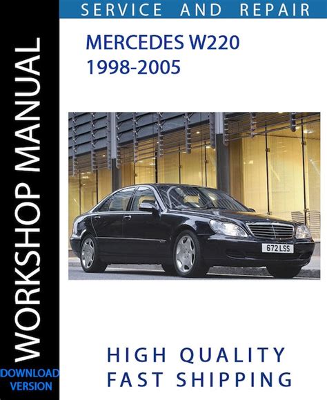 MERCEDES W220 REPAIR MANUAL Ebook Doc