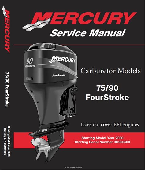 MERCURY OUTBOARD REPAIR MANUAL 90HP 2STROKE Ebook PDF