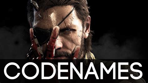 MGSV Codenames: A Comprehensive Guide to the Masterpiece