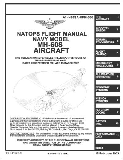 MH 60S NATOPS FLIGHT MANUAL Ebook Epub