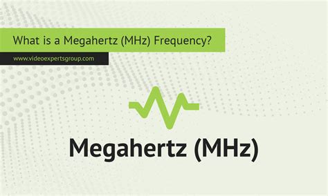 MHz: Megahertz - Unlocking the Power of High-Frequency Signals