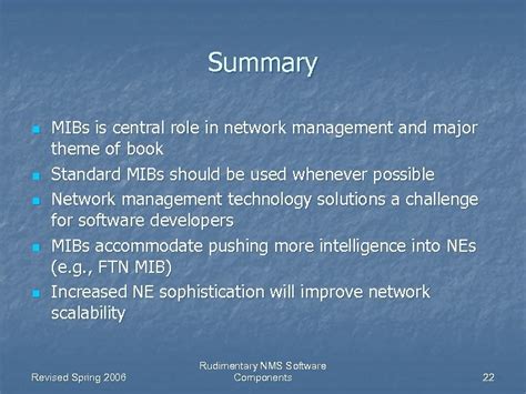 MIBs: The Cornerstone of Network Management