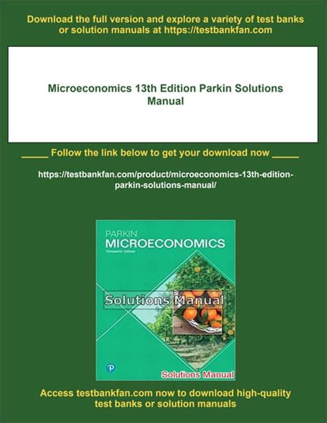 MICROECONOMICS PARKIN SOLUTION MANUAL CHAPTER 10 Ebook Kindle Editon