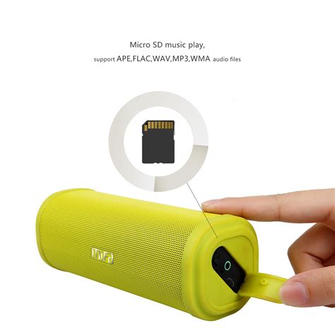 MIFA Bluetooth Wireless Speaker Yellow Doc