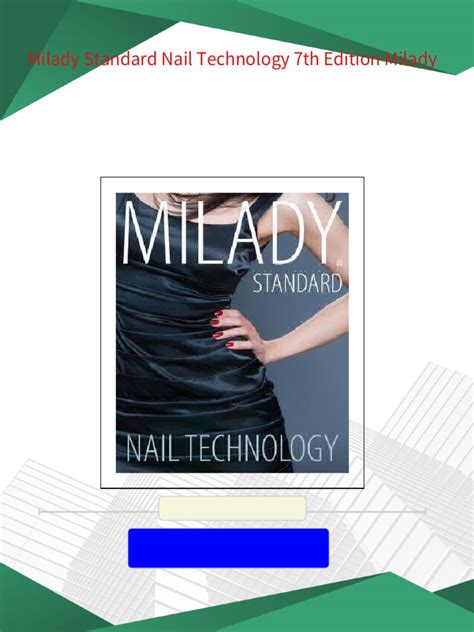 MILADY STANDARD NAIL TECHNOLOGY 7 EDITION Ebook Kindle Editon