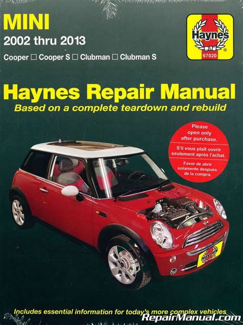 MINI HAYNES MANUAL DOWNLOAD Ebook Epub