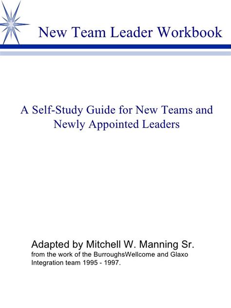 MITCHELL AND BUTLERS TEAM LEADER WORKBOOK ANSWERS Ebook PDF