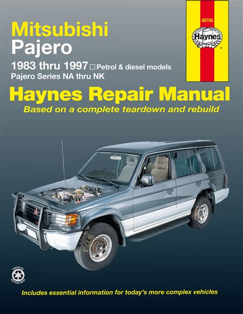 MITSUBISHI PAJERO REPAIR MANUAL FREE DOWNLOAD Ebook PDF