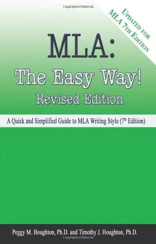 MLA The Easy Way Updated for MLA 7th edition Kindle Editon