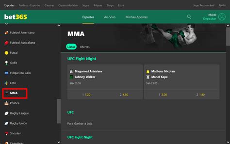 MMA Bet Aposta: Guia Definitivo para Apostar no UFC e Outros Eventos de MMA