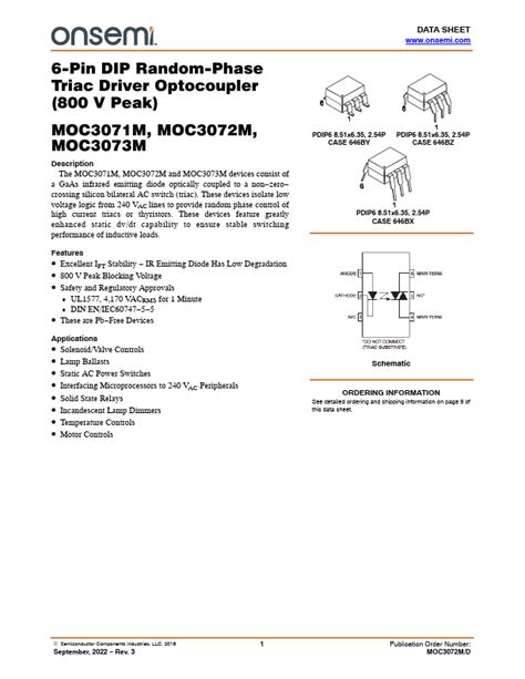 MOC3073M: The 6,000V Optocoupler with Unmatched Performance