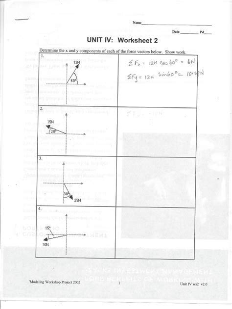 MODELING WORKSHOP PROJECT PHYSICS UNIT VIII ANSWERS Ebook Reader