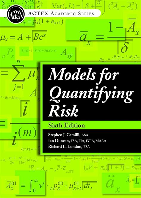 MODELS FOR QUANTIFYING RISK 6TH EDITION Ebook Kindle Editon