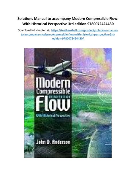 MODERN COMPRESSIBLE FLOW 3RD SOLUTION MANUAL Ebook Reader