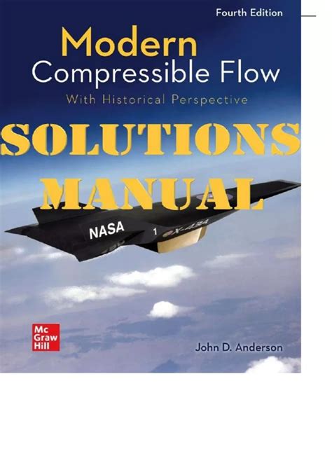 MODERN COMPRESSIBLE FLOW ANDERSON SOLUTIONS MANUAL Ebook Doc