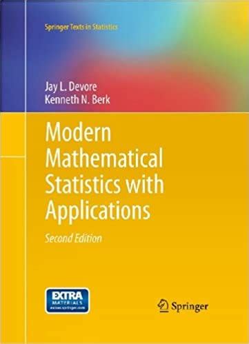 MODERN MATHEMATICAL STATISTICS WITH APPLICATIONS ANSWERS Ebook Epub