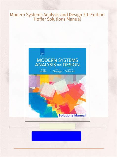 MODERN SYSTEMS ANALYSIS DESIGN 7TH EDITION SOLUTIONS Ebook Reader