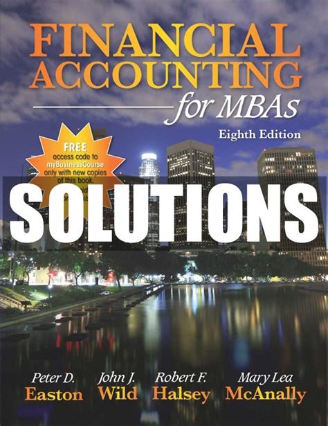 MODULE 18 SOLUTIONS FINANCIAL ACCOUNTING FOR MBAS Ebook PDF
