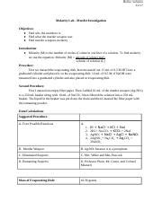 MOLARITY LAB MURDER INVESTIGATION KEY Ebook Doc