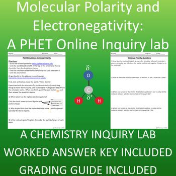 MOLECULE POLARITY PHET LAB ANSWERS Ebook Epub