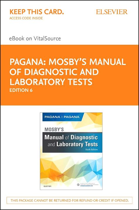 MOSBY MANUAL OF DIAGNOSTIC AND LABORATORY TEST Ebook PDF