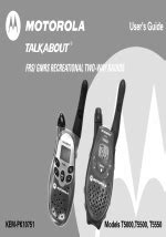 MOTOROLA WALKIE TALKIE MANUAL K7GFV300 Ebook Epub