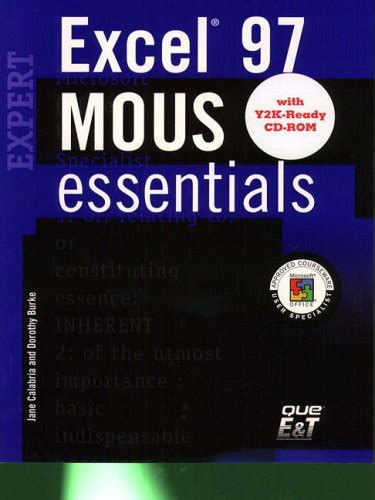 MOUS Essentials Excel 97 Expert PDF