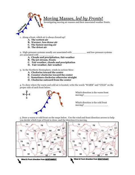 MOVING MASSES LED BY FRONTS ANSWER KEY Ebook PDF