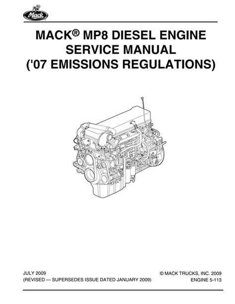 MP8 MACK ENGINE SERVICE MANUAL Ebook PDF