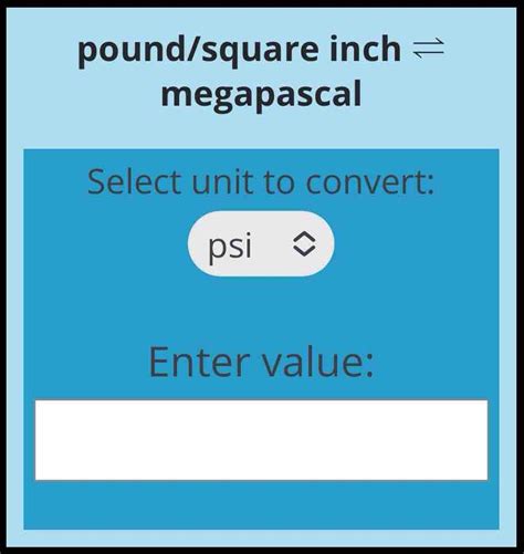 MPMa to PSI: Unlock Your Conversion Power with This Game-Changing Metric