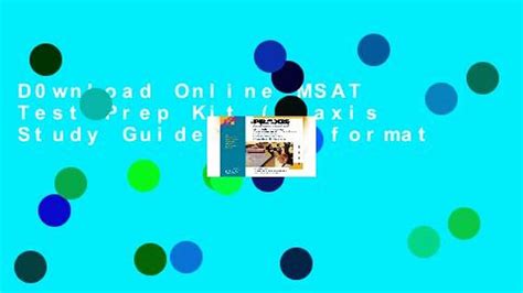 MSAT Test Prep Kit Praxis Study Guides Doc
