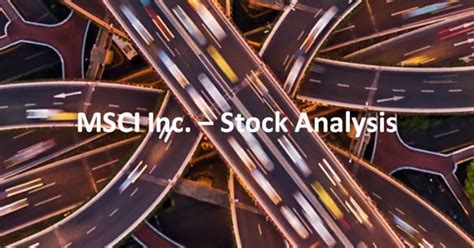 MSCI Inc. Stock: A Comprehensive Analysis