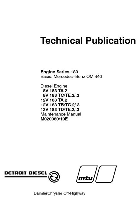 MTU 183 TE 92 MANUAL Ebook Doc