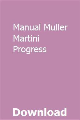 MULLER MARTINI USER MANUAL Ebook Epub