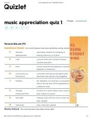 MUSIC APPRECIATION QUIZ ANSWERS Ebook Kindle Editon