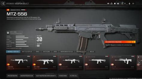 MW3 MTZ-556: The Ultimate Assault Rifle for Close-Quarters Combat