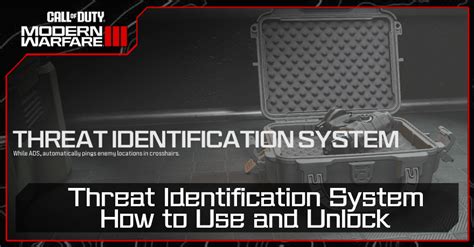 MW3 Threat Identification System: Detect and Respond with Precision