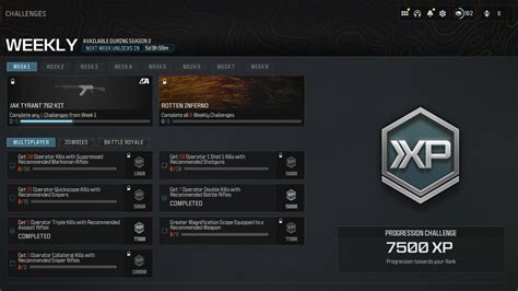 MW3 Week 3 Challenges: Grind Your Way to Success