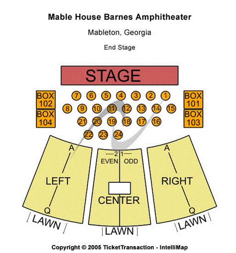 Mable House Seating Chart