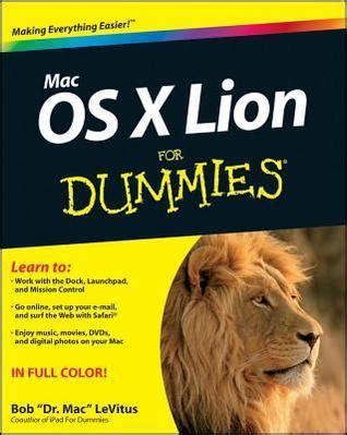 Mac OS X Lion For Dummies Kindle Editon