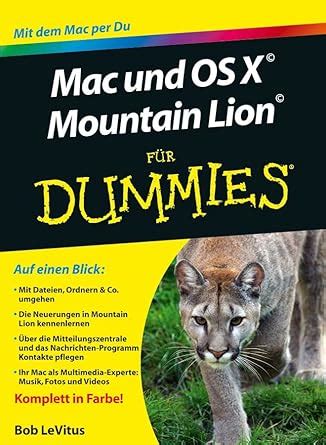 Mac OS X Lion fÃ¼r Dummies German Edition Kindle Editon