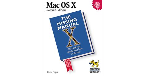 Mac OS X The Missing Manual Epub