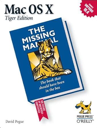 Mac OS X Tiger Edition the Missing Manual 1st First Edition Doc