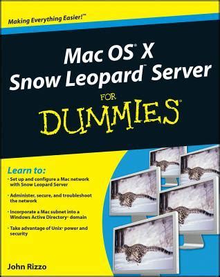 Mac OS X for Dummies PDF