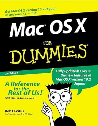 Mac OS X for Dummies, Second Edition Kindle Editon