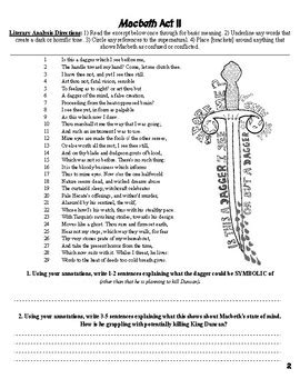 Macbeth Packet Answers Act 2 Kindle Editon